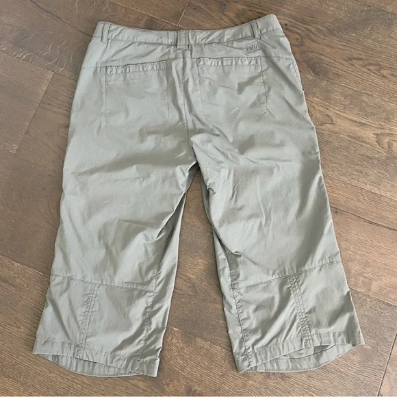 REI Gray Active Capri Pants Lightweight Fishing Gardening Hiking Pants Size 4 - Picture 5 of 5